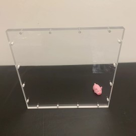 Skar Audio Blank 12” X 12” Plexiglass Viewing Window 3/4" For Subwoofer Box Or Amp