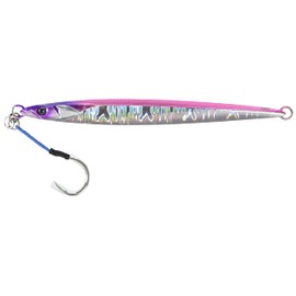 JACKALL G207 Metal Jig, Bumble's Jig, Semi-Long, 6.3 oz (180 g), Pinkback/Magma Wave Holo