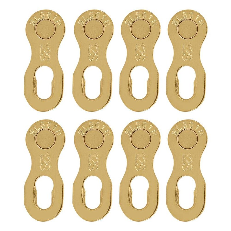 Alomejor 4 Pairs Bicycle Chain Link Steel Bicycle Chain Speed