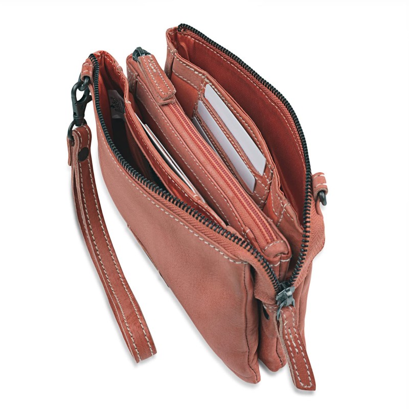 Lois - Women's Leather Shoulder Bag with Adjustable Strap -
