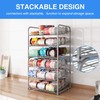 AIYAKA 3 Tier Stackable Can Rack Organizer,for food storage,kitchen cabinets