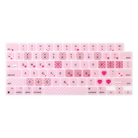 MMDW Keyboard Cover,Bear Keyboard Cover for MacBook Air 13."15.3" M4 A3240 A3241 A2681 A2941/for MacBook Pro 14" 16" A2991 A2992 A2780 A2779 A2780 A2485 (Lovely Bear)