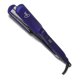 ion Titanium Gator Digital Flat Iron, 11/4 Inch, Straighten, Curl, or Flip Hair, Heats up to 450°F, Digital Display, Dual Voltage