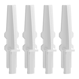 LEIIDEO Box Fan Replacement Feet Fits Las-ko 20" Box Fan Feet, Stable Anti-tip Fan Foot Accessory - 4 Pack (White)