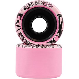 Pink Backspin RockStar Quad Speed Skate Wheels 92A
