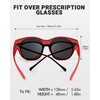 LVIOE Sunglasses for Glasses Wearers Women's Round Fit-Over Glasses with