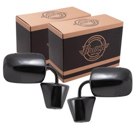 Manual Mirror for 1975-1986 C10 Steel Black L=R Low Mount Manual Fold for 1973-1986 C10 Suburban for 1979-1986 C1500 for 1975-1986 C20 for 1973-1986 C20 Suburban for 1979-1986 C2500 for 1977-1986 K30