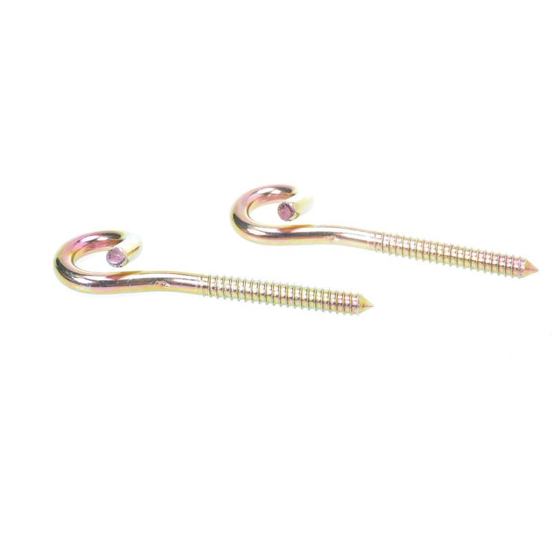Aqbau Set of 2 Swing Hooks with Wooden Thread 12