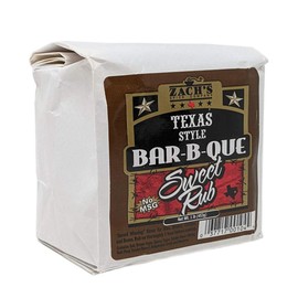 Zach's Original Style Bar-B-Que Brisket Rub - Championship Cook-off Winning Brisket Rub (Texas Style Bar-B-Que Sweet Rub (No MSG), 1 Pound)