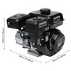 GrfceVue 7.5HP 4-Stroke Gas Engine, 212CC Pull Start Petrol Engine