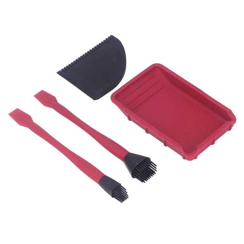 4Pcs Silicone Glue Kit 2 Brush 1 Comb and 1