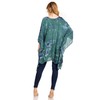 Sakkas Adalwin Desert Sun Lightweight Circle Ponch Tunic Top Blouse