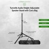 Turnstile Audio Height-Adjustable Speaker Stand with Carry Bag