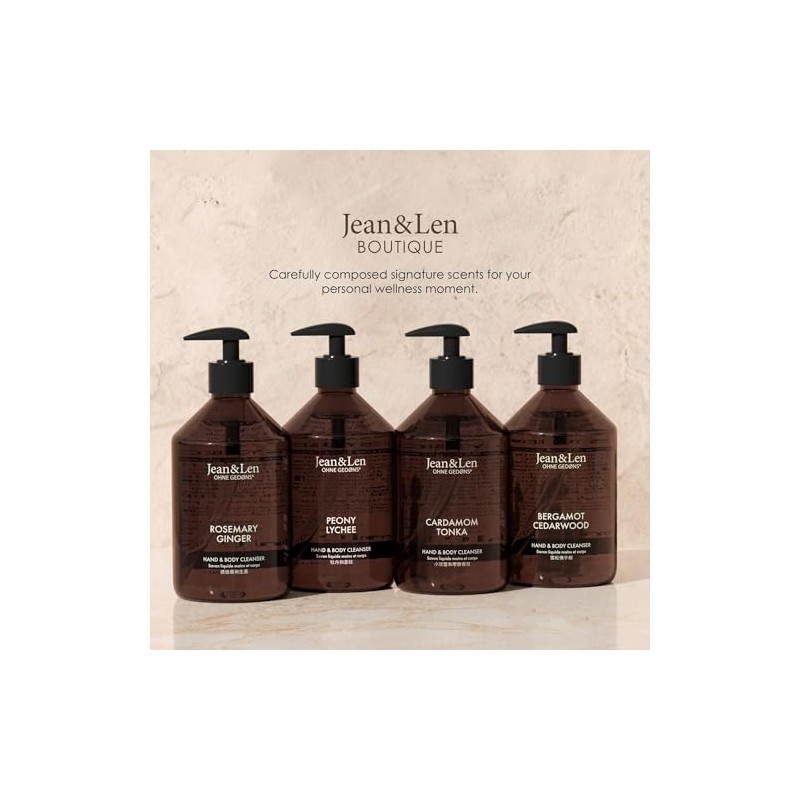 Jean & Len Hand & Body Cleanser Cardamom & Tonka,