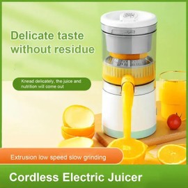 Generic Electric Citrus Juicer | Portable | USB Rechargeable | Manual Juicer with Charging Cable | Wireless Citrus Juice Maker