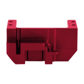 SCX10 III Servo Mount, Aluminum AR45P Portal Mount 4-Link Suspension for 1/10 RC Crawler Axial SCX10 III Sevro On Axle Mount Upgrades (Red)