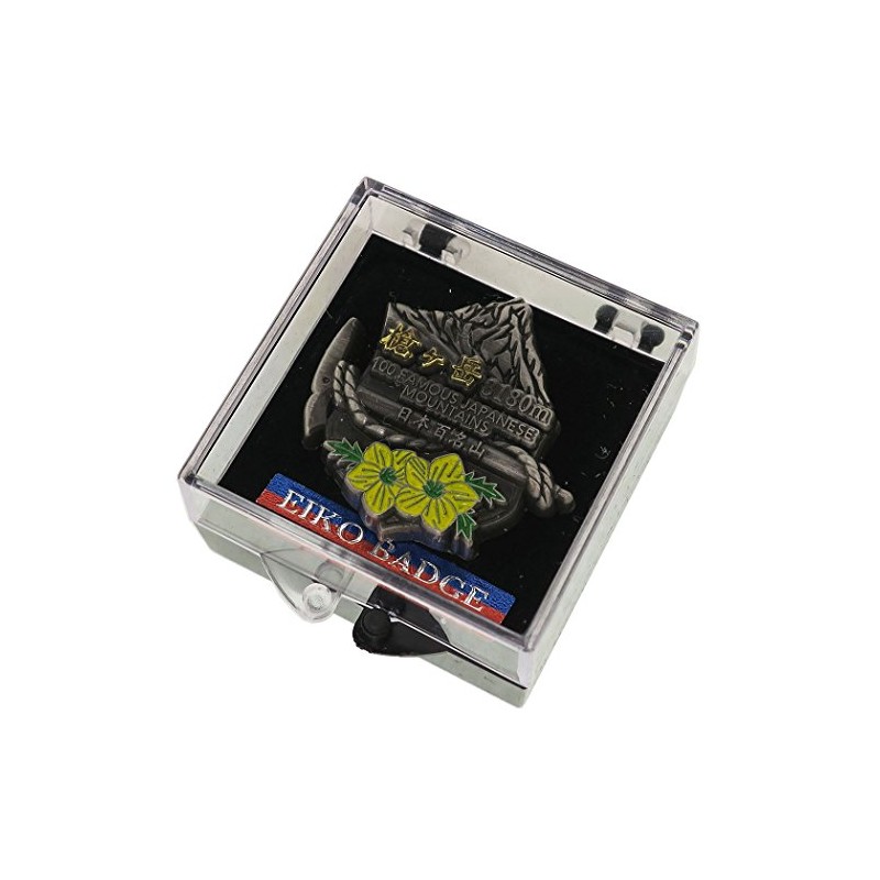 Japan 100 Famous Mountains [Pin Badge] Eiko Trekking Mountain Climbing