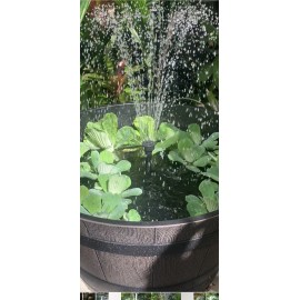 Aquanique 70gph Fountain/ Statuary/ Planter Pump QDCFK with riser & 3 spray tips