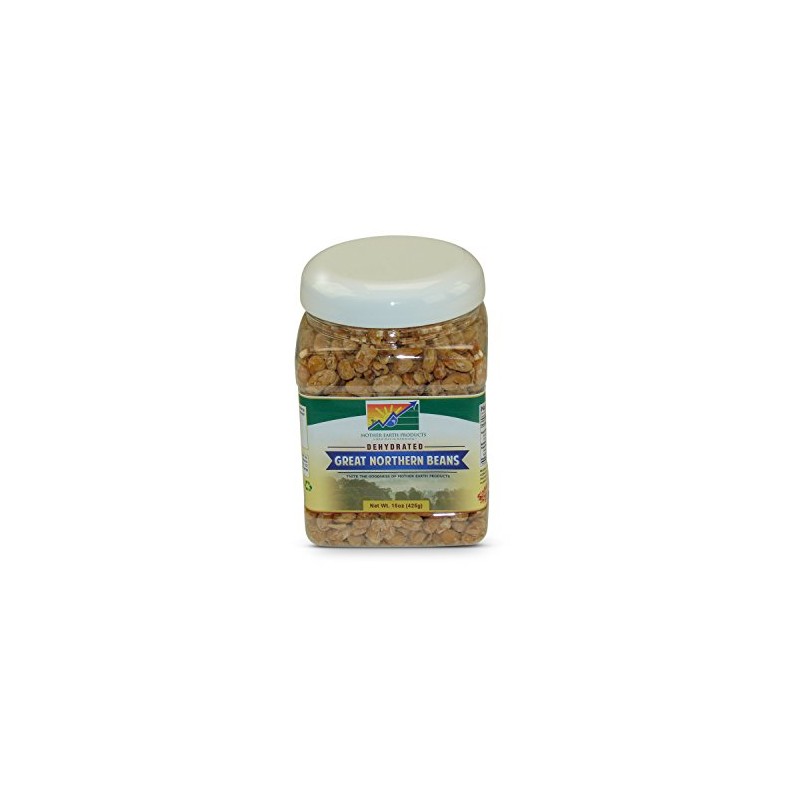 Mother Earth Products Dehydated Fast Cooking Great Northern Beans, quart