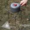 Camping Tripod Campfire Stand portable campfire,Over Fire Camp Grill with