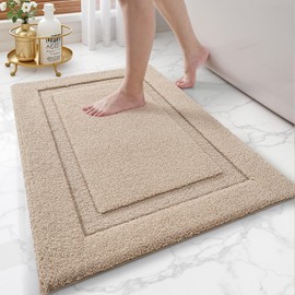 LUMI Alfombra de Baño 40 x 60 cm, Antideslizante y Ultra Absorbente