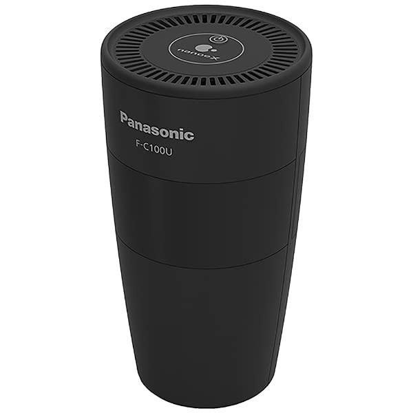 Panasonic F-C100U-K Nano E Generator, For Car Use, Air Purifier Function, USB Connection, Equipped with Nano EX, Black