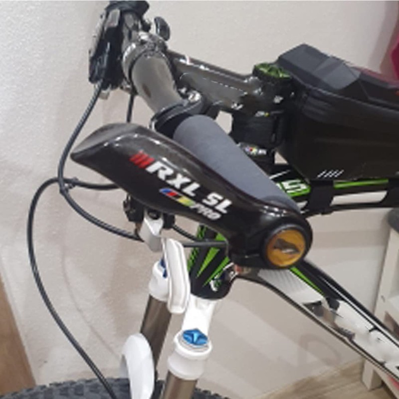 Yccyctrek - Extremos de barra para bicicleta de montaña, fibra