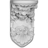 Endurathane Hestia Corbel, 5"W x 10"D x 10"H, Factory Primed