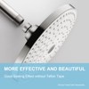 OFFO Shower Straight Arm with Flange 24 Inches Brushed Nickel