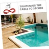 BESPORTBLE 1 Set Aluminum Pool Cover Winch with Self Locked