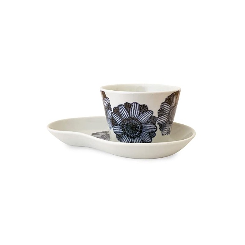 J-kitchens Hasami Pottery Coffee Cup & Saucer, Made in Japan