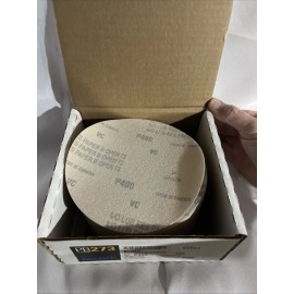 Merit Qty 100 - Merit PB273 / 62953 6” Dia Anti-Load Paper Hook&Loop P400