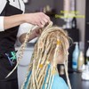 206pcs Dreadlocks Hair Jewelry Rings DIY Alloy Metal Golden Silver