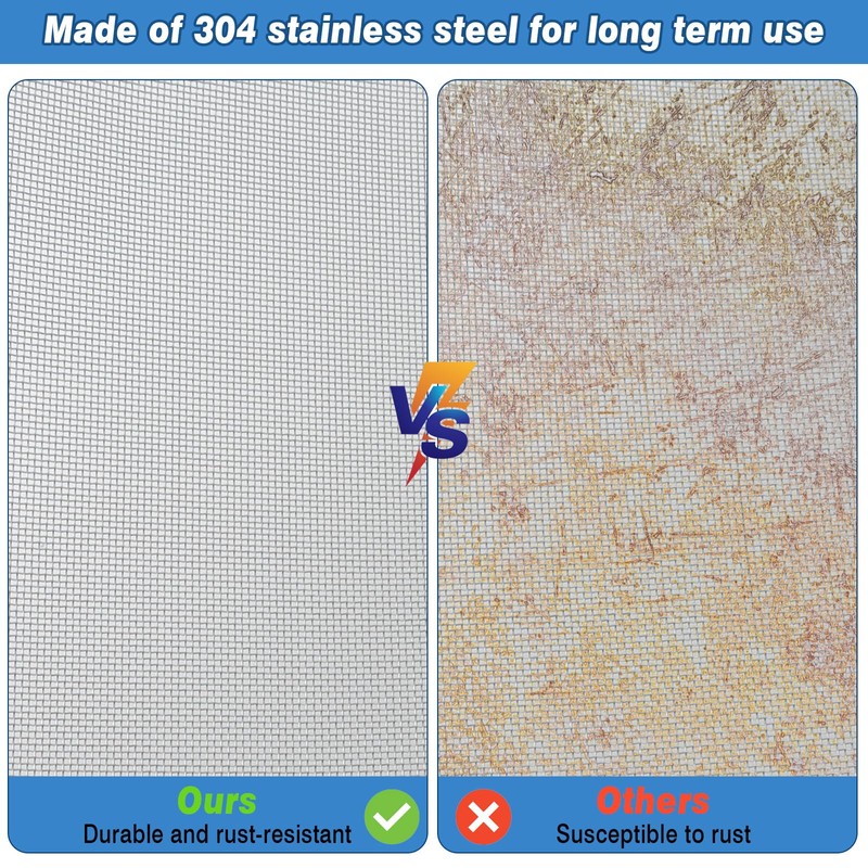 Dadabig 1 Roll of 304 Stainless Steel Wire Mesh, 30