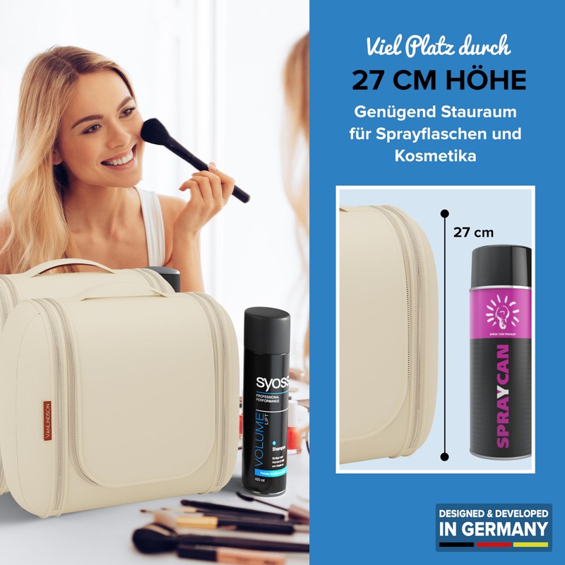 Hanging Toiletry Bag [8 Litre Storage Space - Design 2024]