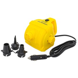 Airhead 12V Boating Pump | Powerful 2.3 PSI Pump Inflates 4-Person Towable Tubes in Just Minutes