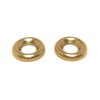 #10 Solid Brass Finishing Washers Cup Washers Countersunk (100 Pieces)