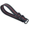 [MZBUTIQ] Nylon Watch Band Replacement Thick 3 Rings (18mm, 19mm,