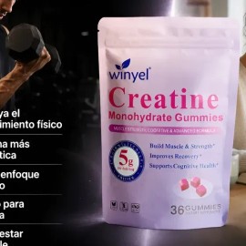 Gomitas Creatina Monohidratada Fitness Mujer Y Hombre