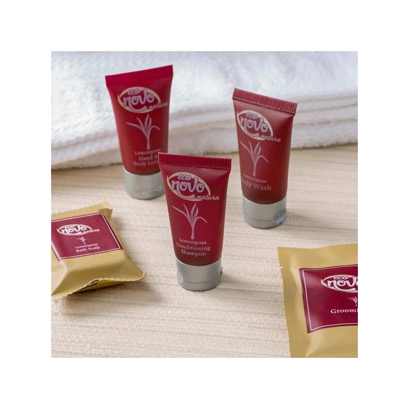 Novo (25 TUBES) NOVO LEMONGRASS HAIR SHAMPOO CONDITIONING 0.5 oz