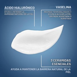 CeraVe Bálsamo labial curativo, tratamiento labial hidratante y calmante con 3 ceramidas esenciales, ácido hialurónico y vaselina, hidratación 24 hora