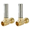 Fenteer 2Pcs 3/4 inch Female Thread Swivel Nut Water Hammer