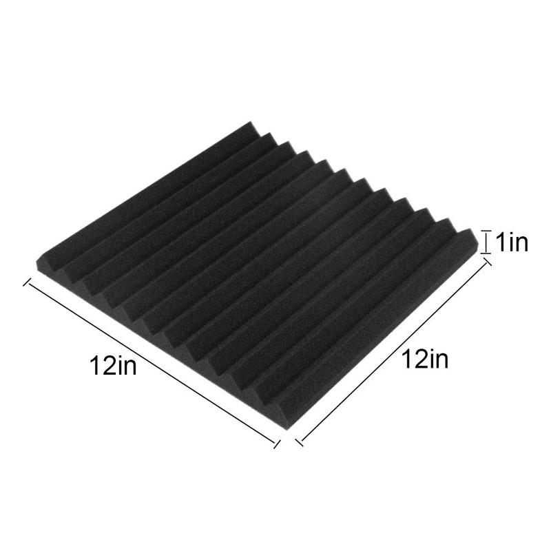 Burdurry 50 Pack Acoustic Panels Soundproof Studio Foam for Walls