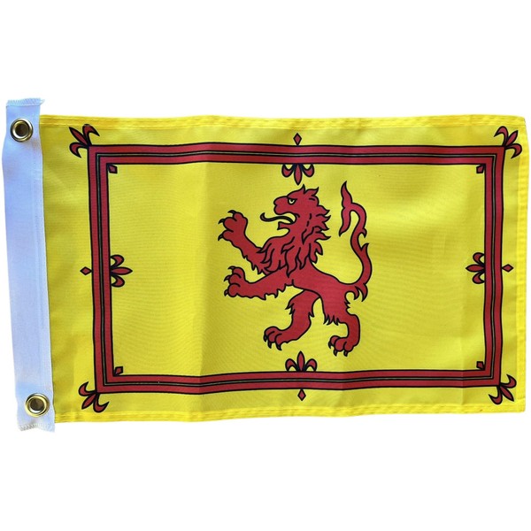 NWFlags Scotland Rampant Lion Flag 18" x 12" 75d Premium