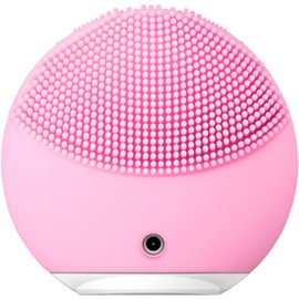 FOREO LUNA mini 2 Facial Cleansing Brush, Gentle Exfoliation and Sonic Cleansing for All Skin Types, Pearl Pink