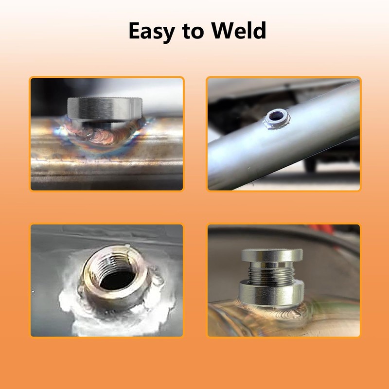 O2 Oxygen Sensor Bung and Plug 304 Stainless Steel M18-1.5,Oxygen