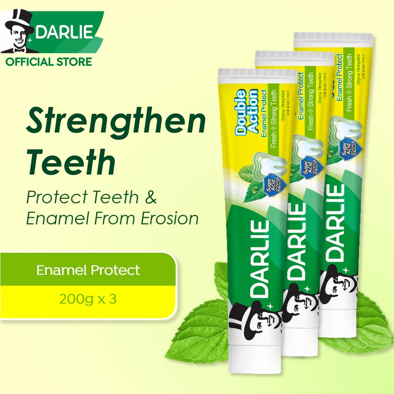 Darlie [Value Bundle] DARLIE Double Action Freshness Toothpaste (assorted) 250g/200g/180g/160g