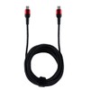 アンサー Switch2用 USB Type-C ストロングケーブル 2ｍ ブラック/レッド ANS-SW175BR