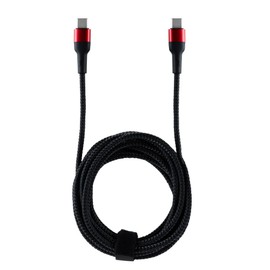 アンサー Switch2用 USB Type-C ストロングケーブル 2ｍ ブラック/レッド ANS-SW175BR