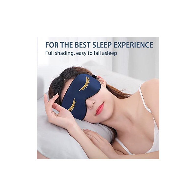 townssilk townssilk Silk Sleep mask with Adjustable Strap,Comfortable and Super